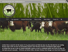 Tablet Screenshot of lowlandfarm.com